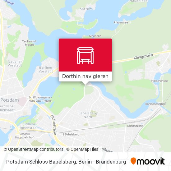 Potsdam Schloss Babelsberg Karte