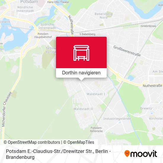 Potsdam E.-Claudius-Str. / Drewitzer Str. Karte