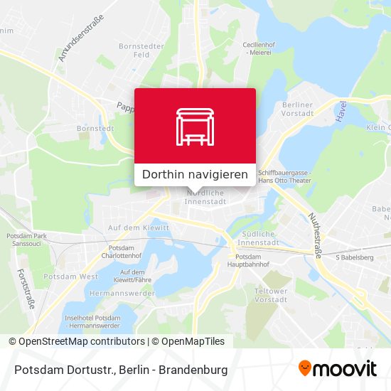 Potsdam Dortustr. Karte