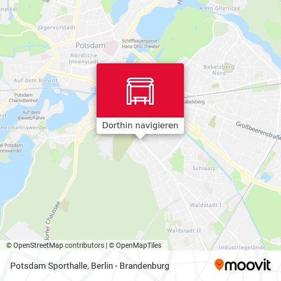 Potsdam Sporthalle Karte