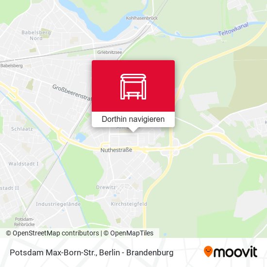 Potsdam Max-Born-Str. Karte