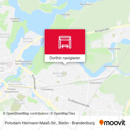 Potsdam Hermann-Maaß-Str. Karte