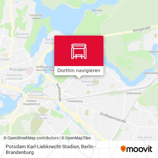 Potsdam Karl-Liebknecht-Stadion Karte