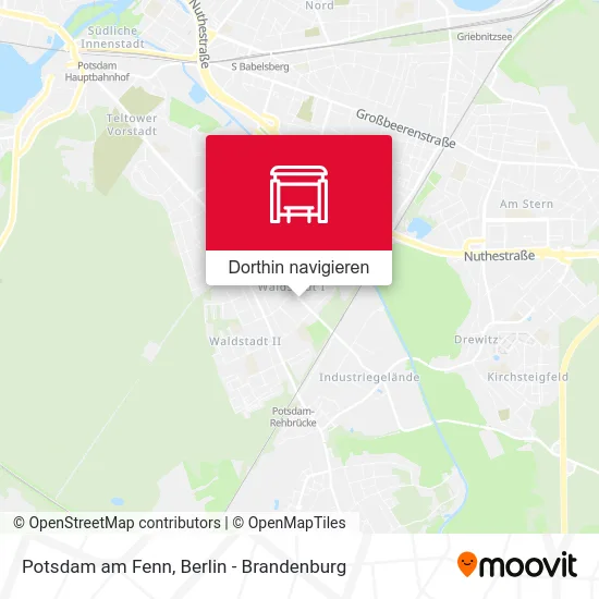 Potsdam am Fenn Karte
