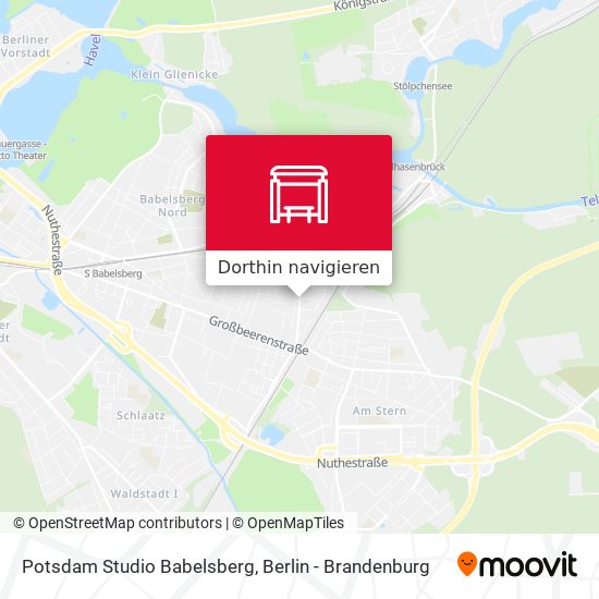 Potsdam Studio Babelsberg Karte