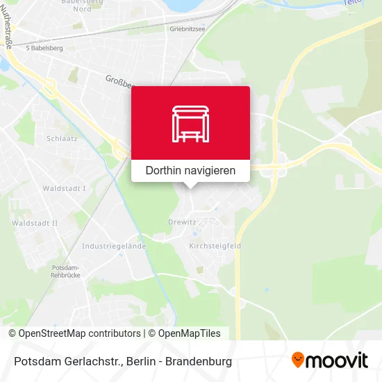 Potsdam Gerlachstr. Karte