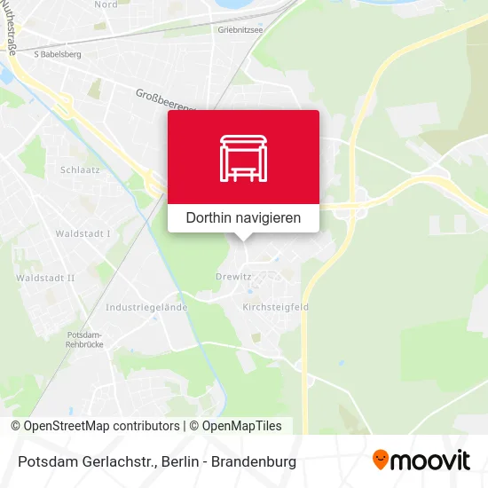 Potsdam Gerlachstr. Karte