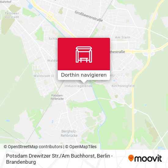 Potsdam Drewitzer Str. / Am Buchhorst Karte