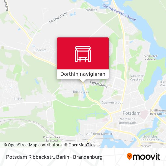 Potsdam Ribbeckstr. Karte