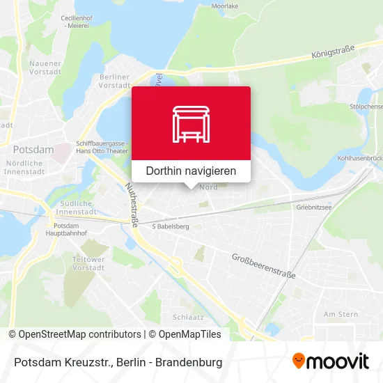 Potsdam Kreuzstr. Karte