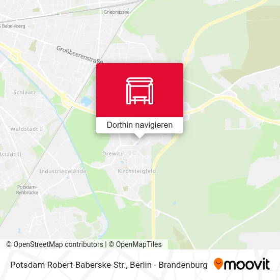 Potsdam Robert-Baberske-Str. Karte