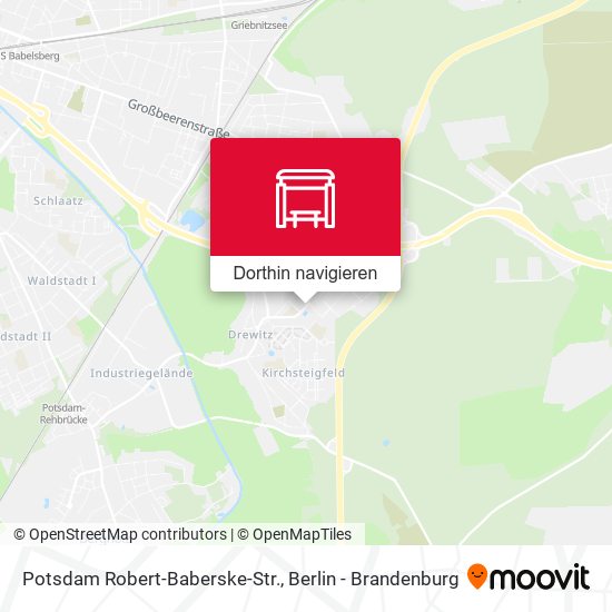Potsdam Robert-Baberske-Str. Karte