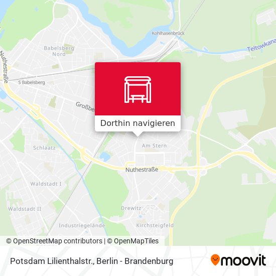 Potsdam Lilienthalstr. Karte