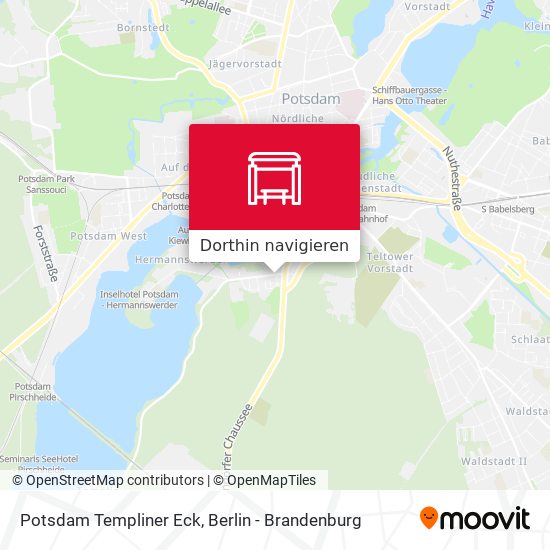 Potsdam Templiner Eck Karte