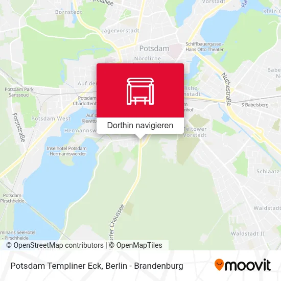 Potsdam Templiner Eck Karte