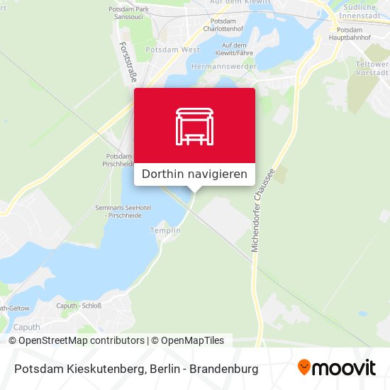 Potsdam Kieskutenberg Karte
