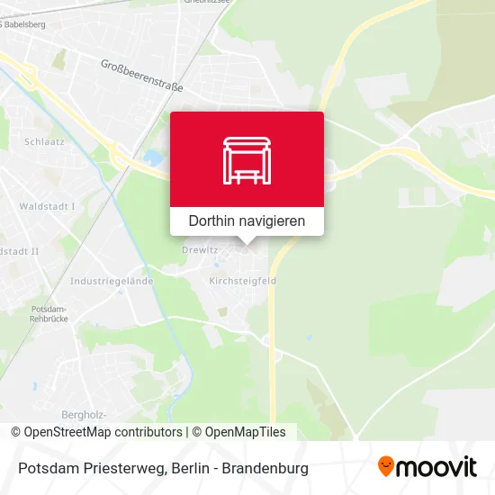 Potsdam Priesterweg Karte