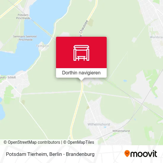 Potsdam Tierheim Karte