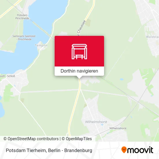 Potsdam Tierheim Karte