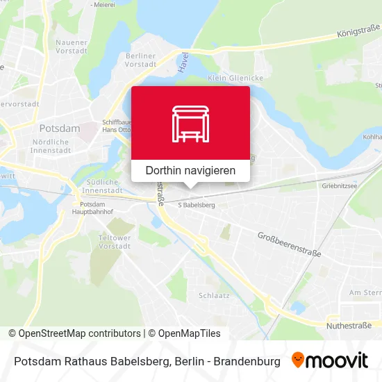 Potsdam Rathaus Babelsberg Karte