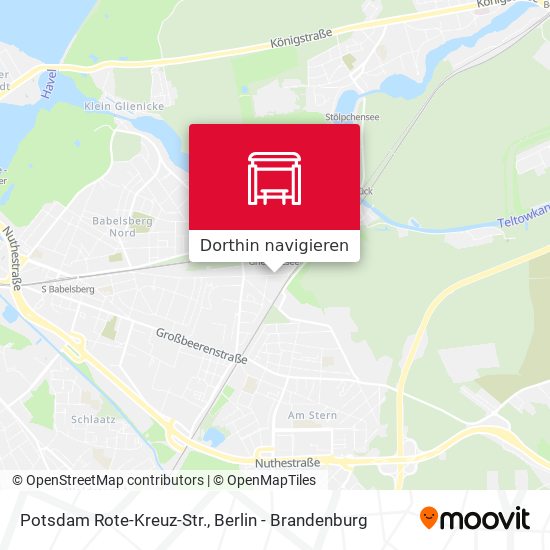 Potsdam Rote-Kreuz-Str. Karte