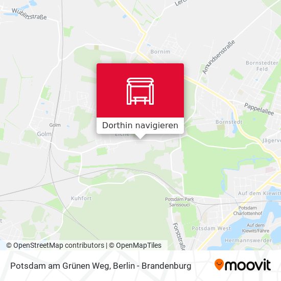 Potsdam am Grünen Weg Karte