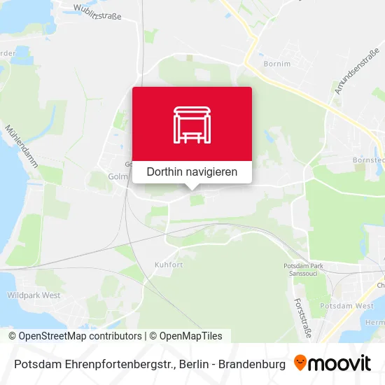 Potsdam Ehrenpfortenbergstr. Karte