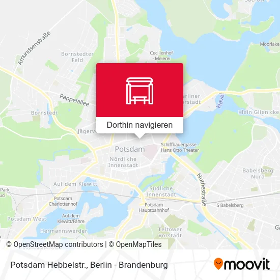 Potsdam Hebbelstr. Karte