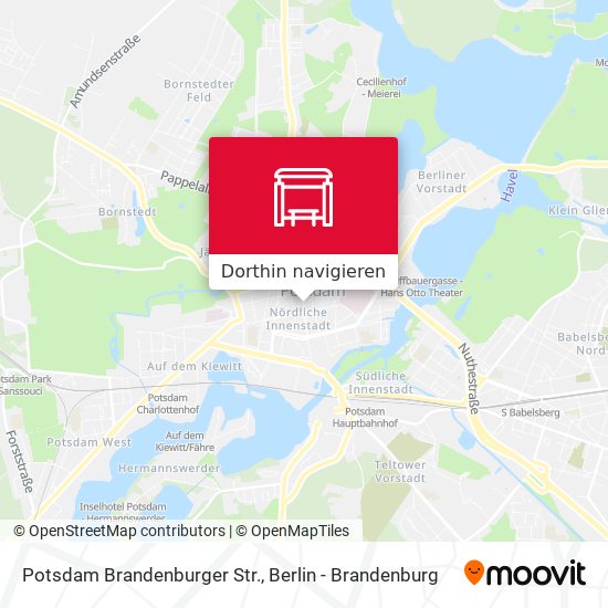 Potsdam Brandenburger Str. Karte