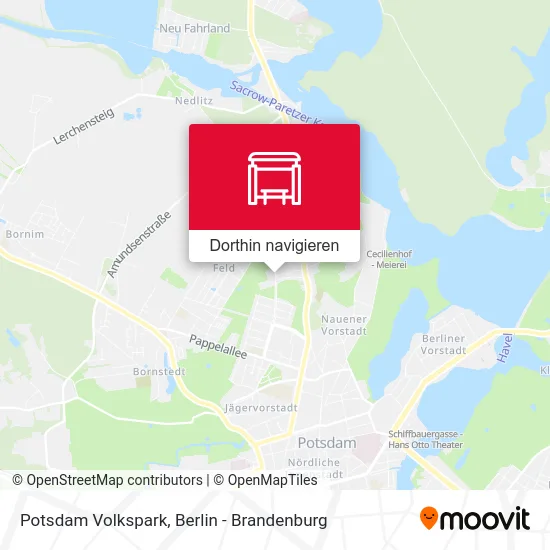 Potsdam Volkspark Karte