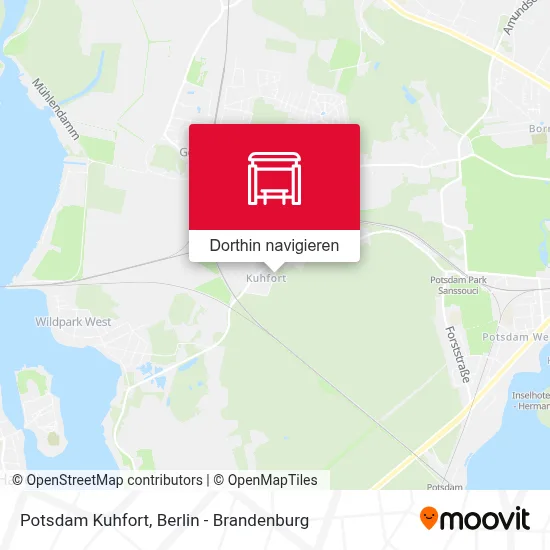 Potsdam Kuhfort Karte