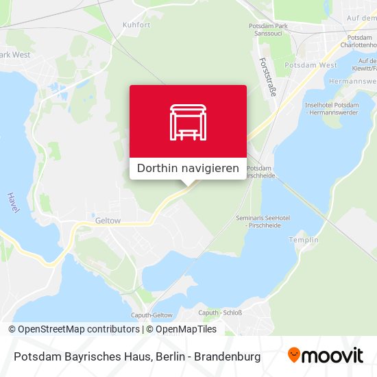 Potsdam Bayrisches Haus Karte