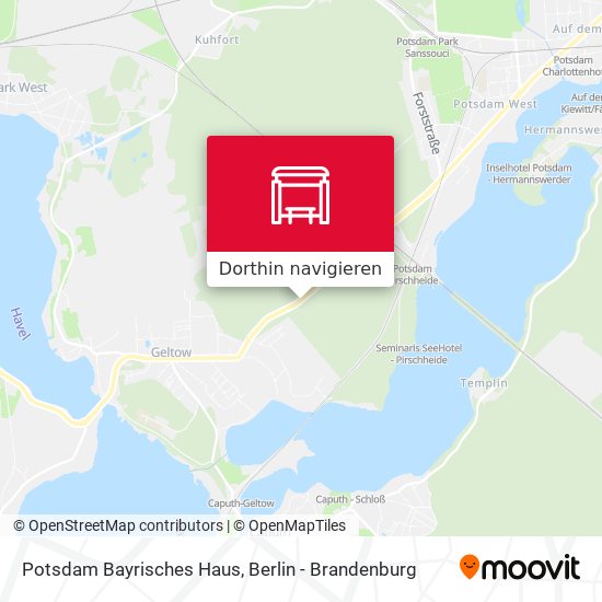 Potsdam Bayrisches Haus Karte