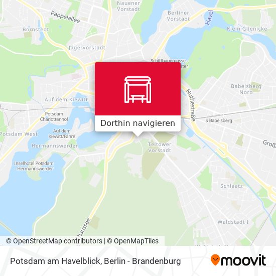 Potsdam am Havelblick Karte