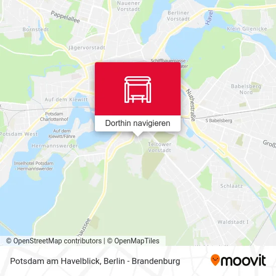 Potsdam am Havelblick Karte