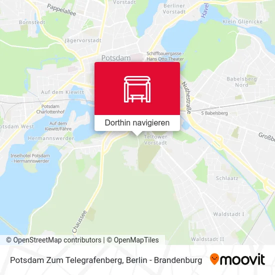 Potsdam Zum Telegrafenberg Karte