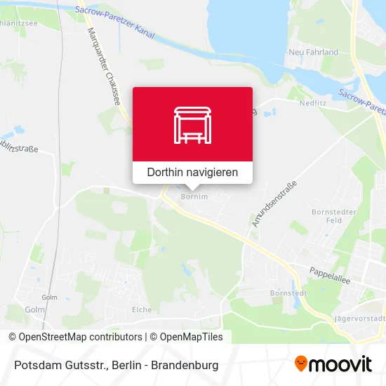 Potsdam Gutsstr. Karte