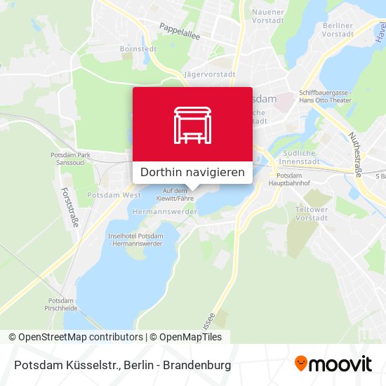 Potsdam Küsselstr. Karte