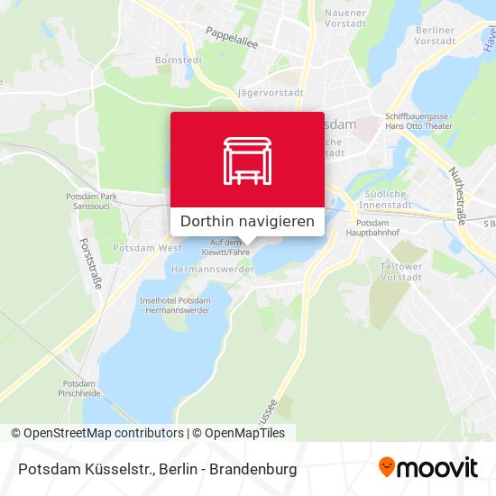 Potsdam Küsselstr. Karte