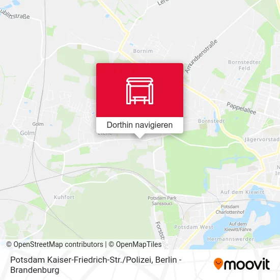 Potsdam Kaiser-Friedrich-Str. / Polizei Karte