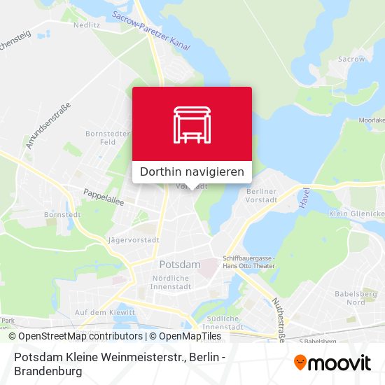 Potsdam Kleine Weinmeisterstr. Karte