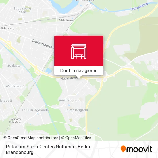 Potsdam Stern-Center/Nuthestr. Karte