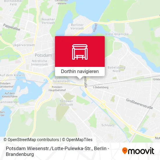 Potsdam Wiesenstr. / Lotte-Pulewka-Str. Karte