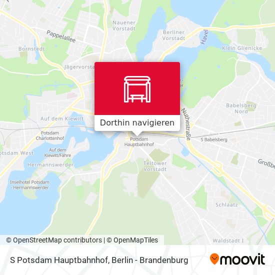 S Potsdam Hauptbahnhof Karte