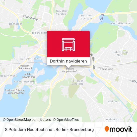 S Potsdam Hauptbahnhof Karte