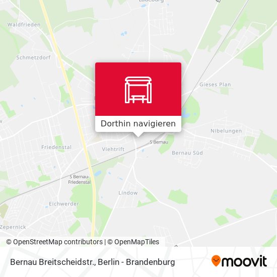Bernau Breitscheidstr. Karte