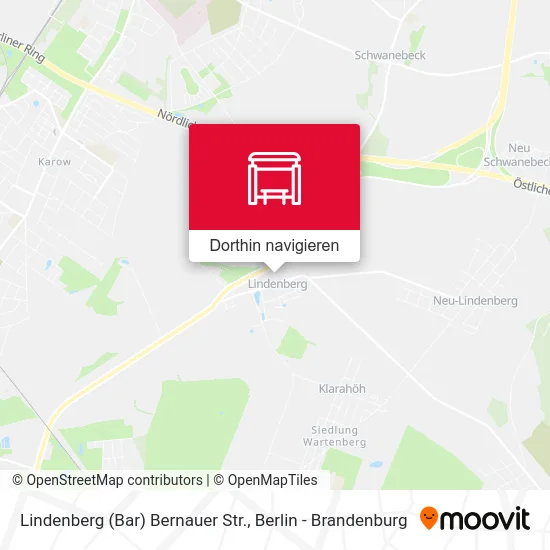 Lindenberg (Bar) Bernauer Str. Karte