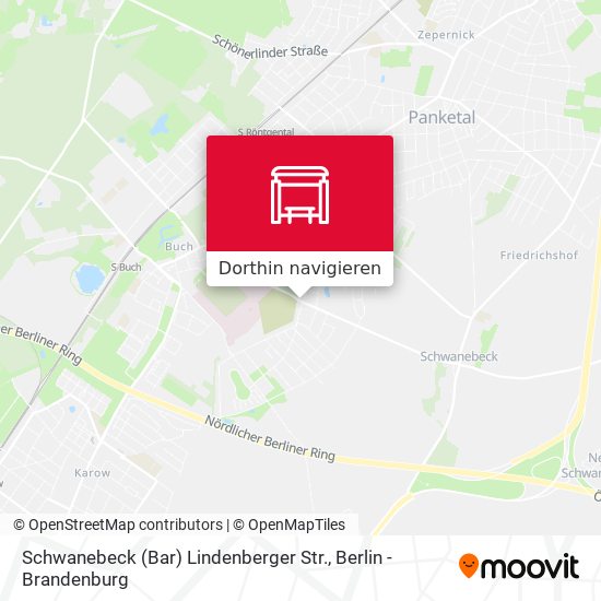 Schwanebeck (Bar) Lindenberger Str. Karte