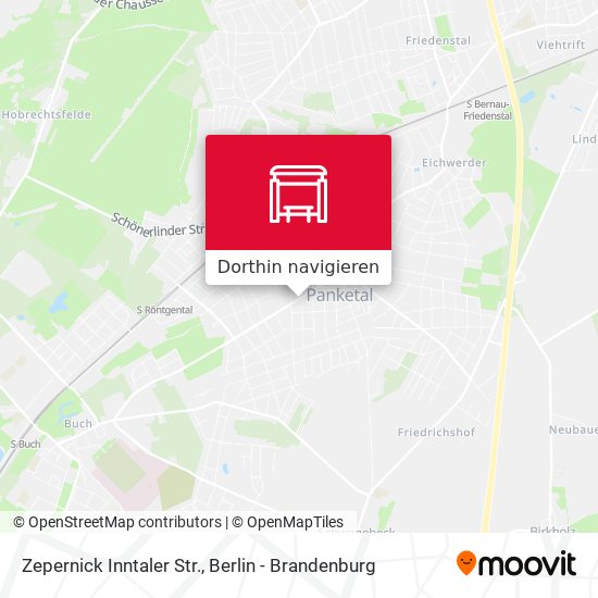 Zepernick Inntaler Str. Karte