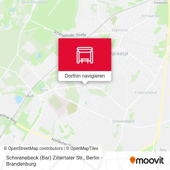 Schwanebeck (Bar) Zillertaler Str. Karte